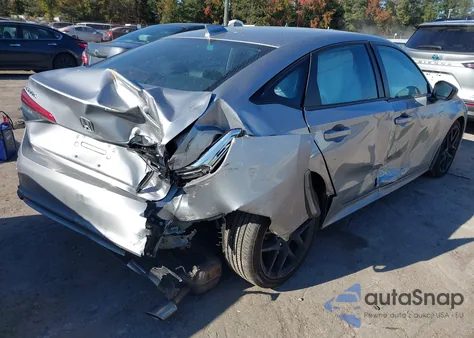 2024 Honda Civic Sport из США, поврежденный, VIN 2HGFE2F58RH505756